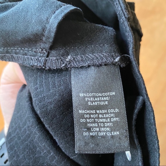 Lafayette 148 Black Animal Print Tapered leg Pant - Picture 10 of 11